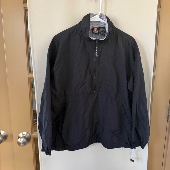 Team USA Olympics Women’s Large Black Half Zip‎ Windbreaker Pullover Jacket - Picture 1 of 7